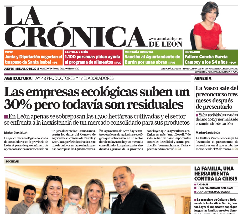 Portada La Cronica de Leon